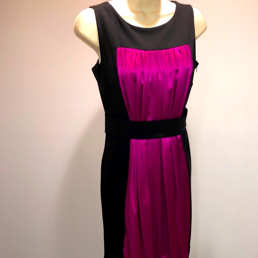 Gorgeous Fuchsia and Black dress